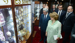 Նախագահը ներկա է գտնվել «Երևան շոու-2013» ոսկերչական միջազգային ցուցահանդեսի բացման արարողությանը