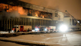 Մոսկվայում այրվում է գիտական գրադարանը