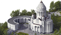 Կոմիտասի այգում կառուցվող եկեղեցին