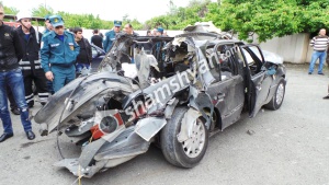 Խոշոր պայթյուն Երևանում. գազալցակայանում լիցքավորման ժամանակ Mercedes-ը պայթել է