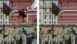 BBC. Ադրբեջանի ՊՆ-ն շքերթի լուսանկարից «մաքրել է» հայկական դրոշը (Ֆոտո)