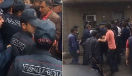 Միջադեպ Մալաթիայում. Նիկոլ Փաշինյանի և ոստիկանների միջև քաշքշոց է սկսվել (տեսանյութ)